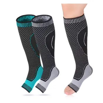 1 пара футбольных носков для защиты голени, компрессионные спортивные носки, эластичные футбольные носки для взрослых, компрессионные гольфы для футбола