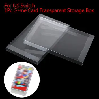 1 шт. цветная коробка для игровых карт Протектор Коллекция для хранения Пластиковая Прозрачная коробка для защиты домашних животных для NS Switch