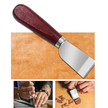 1ШТ Нож для обрезки кожи DIY Craft Инструменты для резьбы по коже Лопата Нож для резки кожи шириной 35 мм