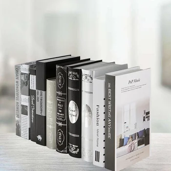 2 Шт Современная простая книжная модель, имитирующая украшение, Книжный Реквизит для фотосъемки, креативное украшение для домашнего офиса, Чайной лавки