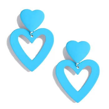 2023 Серьги с двойным сердцем для женщин, подарок на День Святого Валентина, Подарок Матери