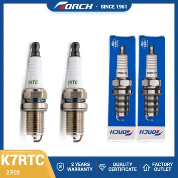 2ШТ Свеча зажигания ФАКЕЛ K7RTC Заменить для BKR7E Denso K22PR-U K22PRUR Champion RC7YCC RC7YC3 HONDA 98079-5785C NISSAN 22401-20J07
