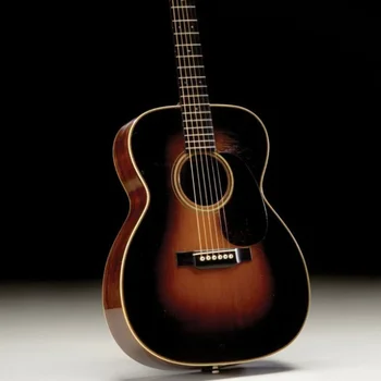 40-дюймовая акустическая гитара из массива ели с литым под давлением верхом