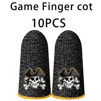 BlueWow 10 шт. Перчатки для мобильных игр с кончиками пальцев для геймеров PUBG, защищающие от пота, с противоскользящим покрытием для игровых пальцев с сенсорным экраном