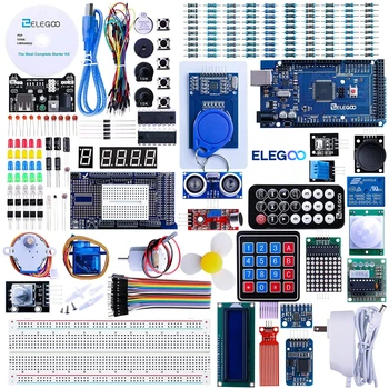 ELEGOO Mega R3 Project Самый полный стартовый набор Ultimate с обучающим руководством, совместимый с Arduino IDE DIY Electronic Kit