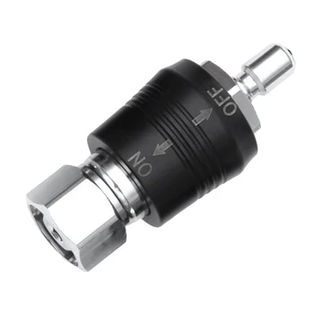 Адаптер регулятора для подводного плавания с 9/16 резьбовым соединителем С переключателем включения-выключения BCD Замена клапана среднего давления