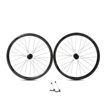 Велосипедное колесо RETROSPEC 700C с ободом из алюминиевого сплава, карбоновые ступицы, 24 отверстия, 36 мм колесо для шоссейного велосипеда