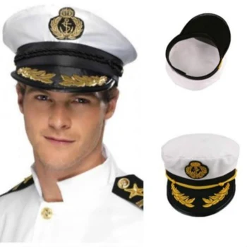 Высокое качество Новейшая военно-морская яхта для ВМС Моряки Капитан ВМС Военная кепка для взрослых Унисекс Принадлежности