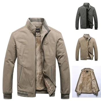 Высококачественные 2023 Новые зимние куртки для мужчин, хлопковая тактическая флисовая теплая куртка-бомбер, мужское зеленое винтажное пальто в стиле милитари