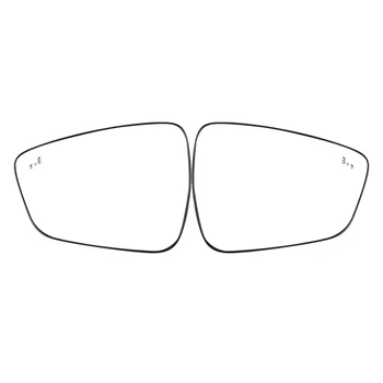 Для Ford Escape 2020 Автомобильное зеркало заднего вида Стеклянная линза с подогревом для защиты от слепых зон, Отражатель бокового зеркала, Линза