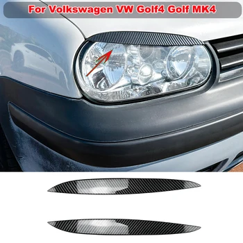 Для Volkswagen VW Golf4 Golf MK4 Веки Передняя Фара Брови Крышка Для Глаз Накладка Наклейка Вентиляционный Диффузор Декор Автомобильные Аксессуары