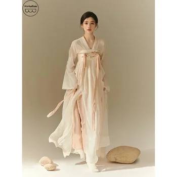Женские платья для воды Hanfu, традиционный китайский тканевый наряд династии Тан, костюм Феи, сценический Древний вышитый косплей