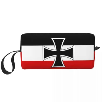 Кавайный Флаг Германской Империи Дорожная сумка для туалетных принадлежностей Женский Косметический Органайзер для макияжа Beauty Storage Dopp Kit