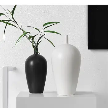 Керамическая ваза для сухих цветов с орнаментом, Настольная Цветочная композиция, вазы, Гидропонная ваза, декоративные вазочки с маленьким горлышком, украшение для дома