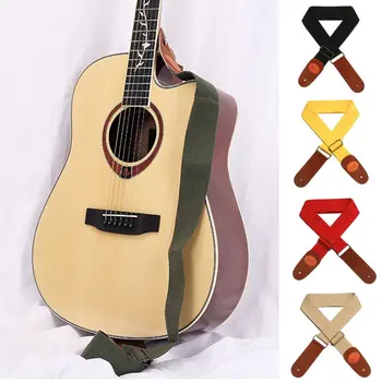 Новая деталь для музыкального инструмента, многоцветные регулируемые гитарные аксессуары, гитарные ремни, гитарный ремень