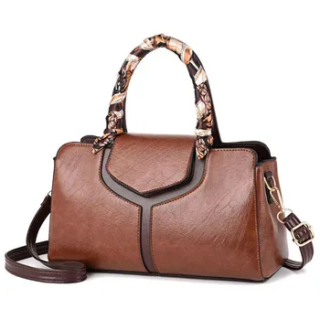 Новые модные женские сумки Boston В классическом стиле из высококачественной кожи, простые сумки через плечо, сумка для поездок на работу