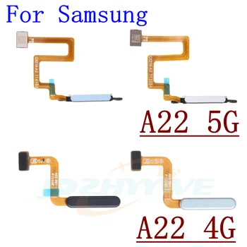 Оригинальный Сканер Отпечатков Пальцев Для Samsung Galaxy A22 4G/5G A225 A226 Touch ID Connect Home Button Запчасти для Гибкого Кабеля