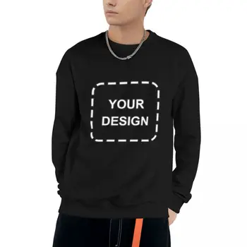 Персонализированная мужская толстовка с односторонним логотипом DIY, пуловеры, рубашки с 3D принтом, толстовка с 3D принтом - Изображение от POP-UP Store