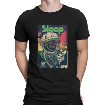 Повседневная футболка Sleep Band, мужская футболка из 100% хлопка с круглым вырезом, Футболки с коротким рукавом S-Stoner, графические топы