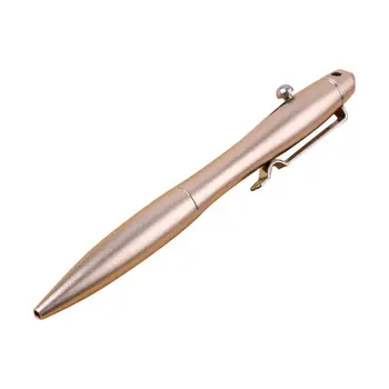 Практичная гелевая ручка из цельного алюминиевого сплава с чернилами в стиле ретро для письма на болтах PXPA