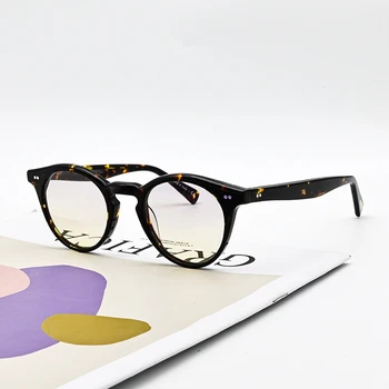 Ретро круглые солнцезащитные очки женские модные брендовые дизайнерские линзы с градиентными оттенками UV400 Мужские Oliver Romare винтажные солнцезащитные очки для мужчин