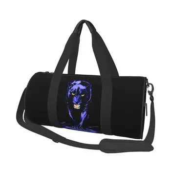 Спортивная сумка Black Panther Спортивная сумка Аксессуары для спортзала Deviant Art Мужская Женская портативная сумка с принтом Винтажная тренировочная сумка для фитнеса