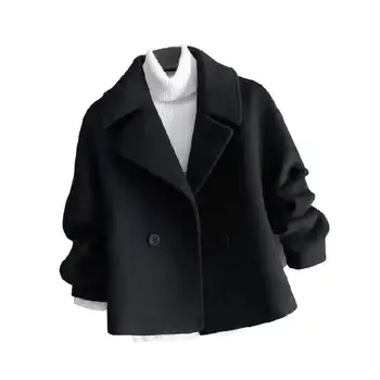 Стильная женская зимняя куртка чистого цвета, рассеивающая холод, женское зимнее пальто с длинным рукавом, толстое зимнее пальто для улицы