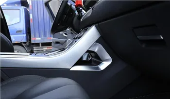 Центральное украшение из АБС-пластика, U-образная рамка, отделка крышки Серебристого цвета, подходит для Land Rover Range Rover Evoque 2012-2016 2017 2018 ff