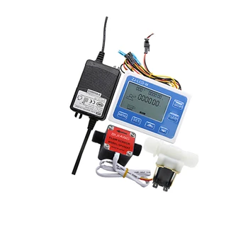 Цифровой дисплей DN15 Количественный регулятор расхода Датчик переключения передач Электромагнитный клапан Используется для контроля и отображения расхода жидкости
