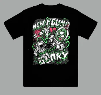 черная,, новая,,, футболка New Found Glory, милая, летняя новинка, футболка на Хэллоуин