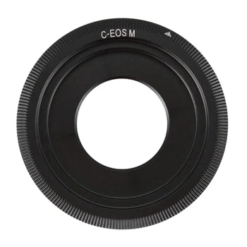 Черный C-образный кинообъектив для Canon EOS M M2 M3 Переходное кольцо для объектива камеры CCTV C-EOS M