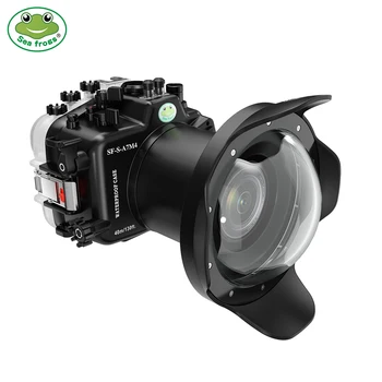 Чехол для камеры для подводного плавания Seafrogs Для Sony A7 Mark IV Для Sony-FE 2.8/24-70 GM Объектив Подводный Водонепроницаемый Корпус Камеры