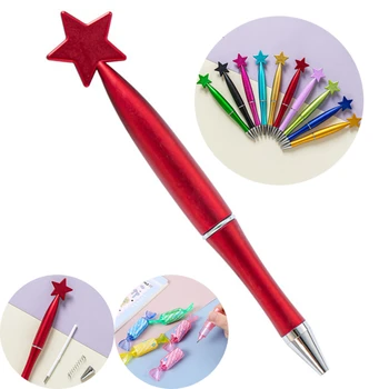 Шариковая ручка в виде звезды, ручки для школьного офиса, Поставка Канцелярских ручек, Корейские Канцелярские ручки для письма