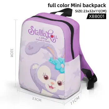 Школьный рюкзак Disney StellaLou ShellieMay, модный повседневный рюкзак с рисунком милого мультяшного медведя, студенческая дорожная холщовая сумка для путешествий на открытом воздухе