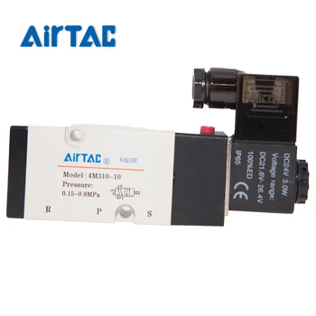 Электромагнитный клапан AirTAC 4M310 AC220V110V DC24V12V с Одинарной катушкой Управления Напряжением С Внутренним Управлением